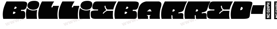 BillieBarred字体转换