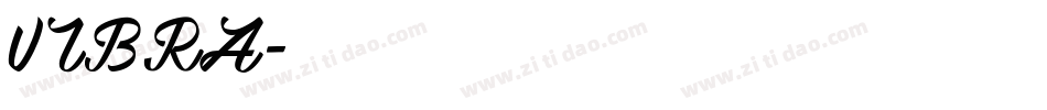VIBRA字体转换