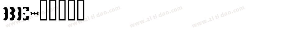 BE字体转换