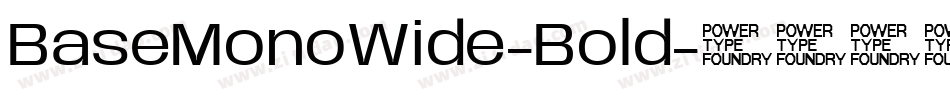 BaseMonoWide-Bold字体转换