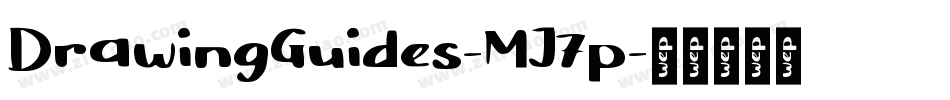 DrawingGuides-MJ7p字体转换