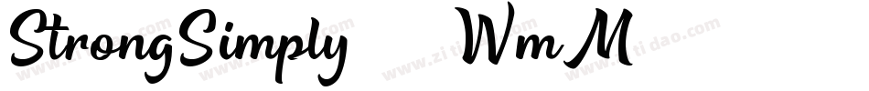 StrongSimply-8WmM字体转换
