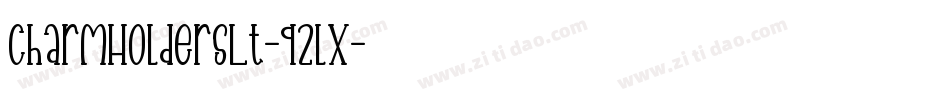 CharmHoldersLt-q2lx字体转换