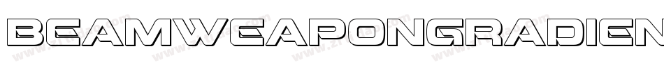 BeamWeaponGradient-Dv3D字体转换