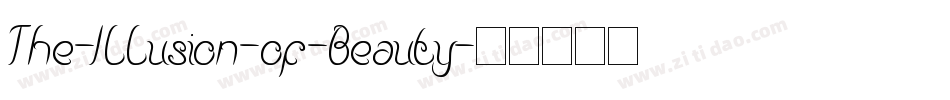 The-Illusion-of-Beauty字体转换