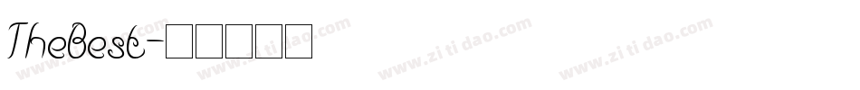 TheBest字体转换