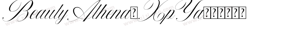 BeautyAthena-XpYa字体转换
