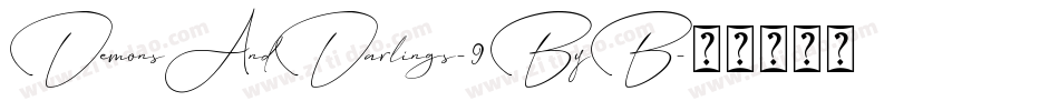 DemonsAndDarlings-9ByB字体转换