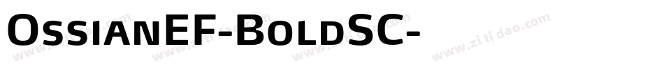 OssianEF-BoldSC字体转换