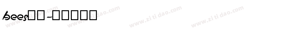bees字体字体转换
