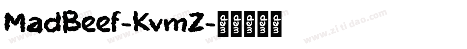 MadBeef-KvmZ字体转换