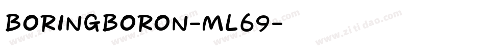 BoringBoron-mL69字体转换
