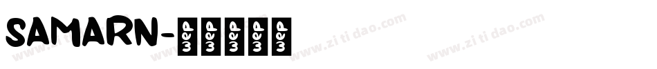 SAMARN字体转换