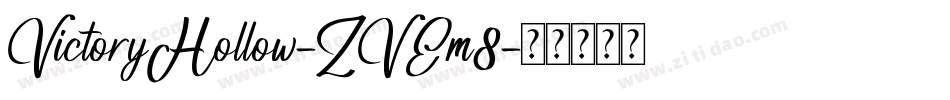 VictoryHollow-ZVEm8字体转换