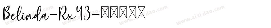 Belinda-Rx43字体转换
