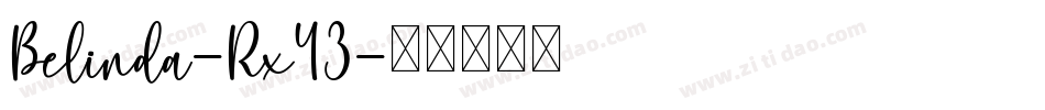 Belinda-Rx43字体转换