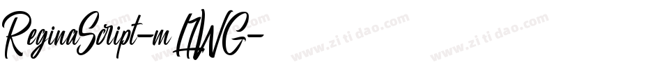 ReginaScript-mL1WG字体转换