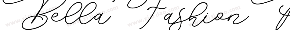 BellaFashionPersonalUse-O8Do字体转换