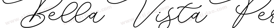 BellaVistaPersonalUse-L3O53字体转换
