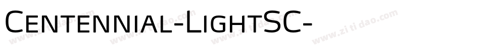 Centennial-LightSC字体转换