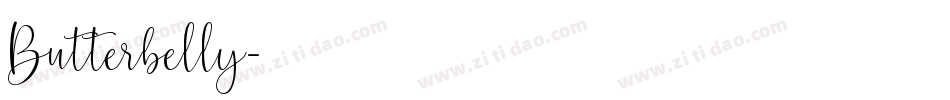 Butterbelly字体转换
