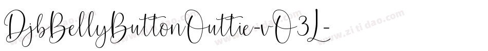 DjbBellyButtonOuttie-vO3L字体转换