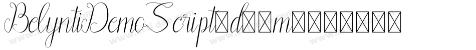 BelyntiDemoScript-d99m7字体转换