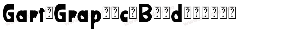 GarthGraphic-Bold字体转换