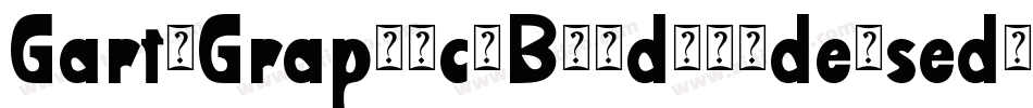 GarthGraphic-BoldCondensed字体转换