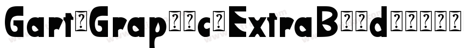 GarthGraphic-ExtraBold字体转换