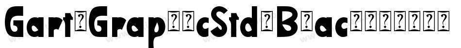 GarthGraphicStd-Black字体转换