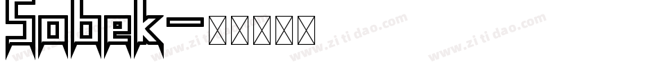 Sobek字体转换