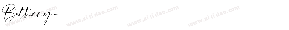Bethany字体转换