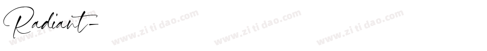 Radiant字体转换