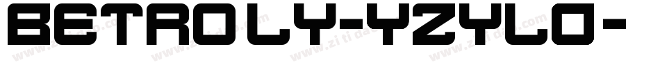 Betroly-YzylO字体转换