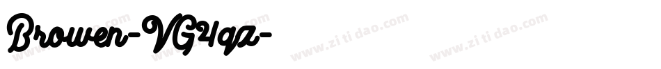 Browen-VG4qz字体转换
