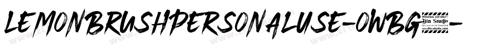 LemonBrushPersonalUse-owBG0字体转换