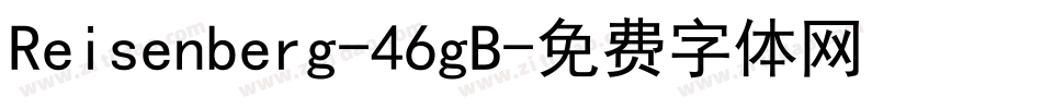Reisenberg-46gB字体转换