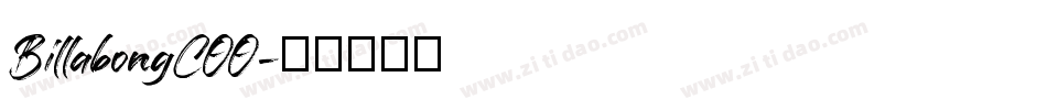 BillabongCOO字体转换