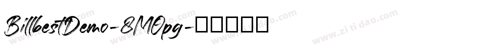 BillbestDemo-8MOpg字体转换
