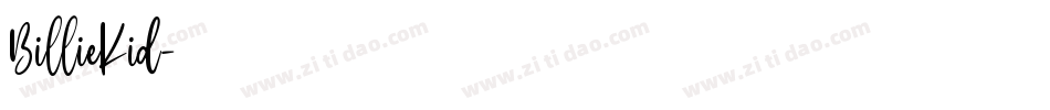 BillieKid字体转换