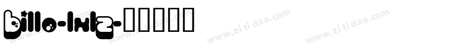 Billo-lxlZ字体转换