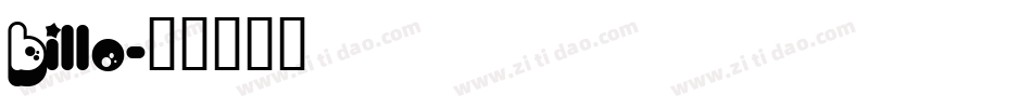 Billo字体转换