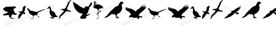 BirdsOfParadisePersonalUseOnly-dX7X字体转换
