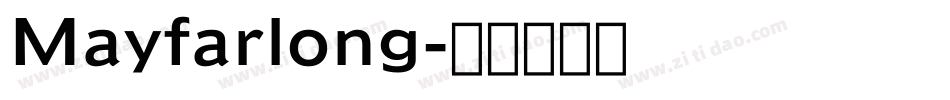 Mayfarlong字体转换