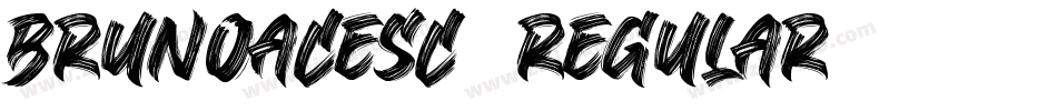 BrunoAceSC-Regular字体转换