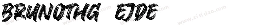 Brunothg-eJde字体转换