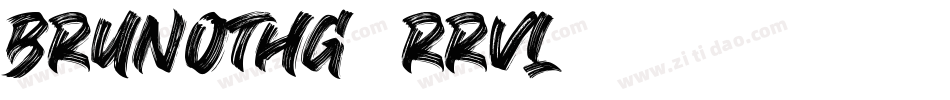 Brunothg-rRVL字体转换