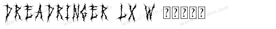 DreadRinger-LX8W字体转换