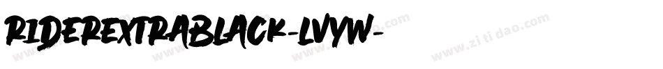 RiderExtrablack-lVyw字体转换